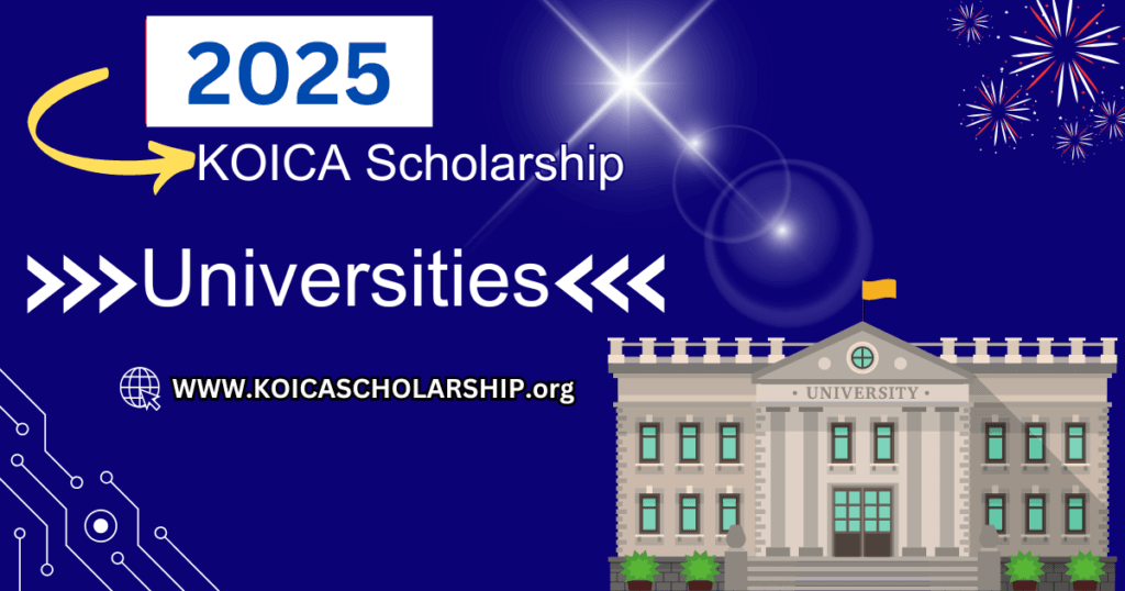 KOICA Scholarship Available Universities 2025