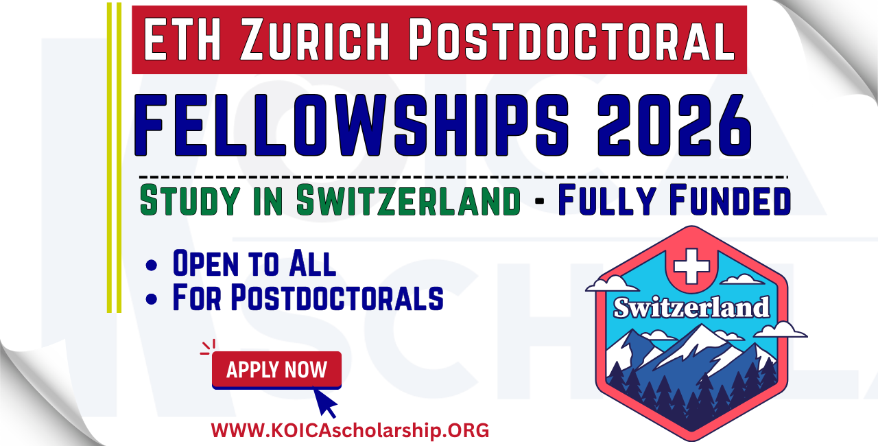 ETH Postdoctoral Fellowship 2026