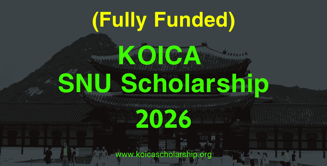 KOICA SNU Scholarship 2026