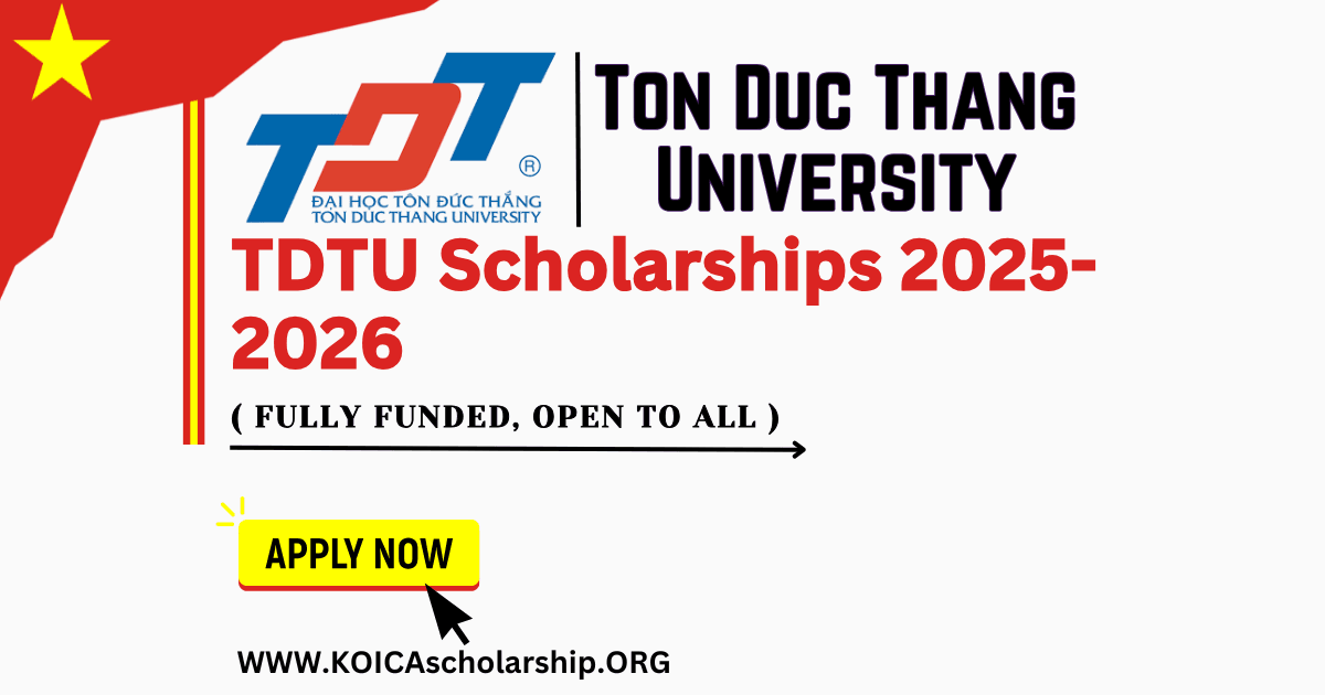 Ton Duc Thang University (TDTU Scholarships)