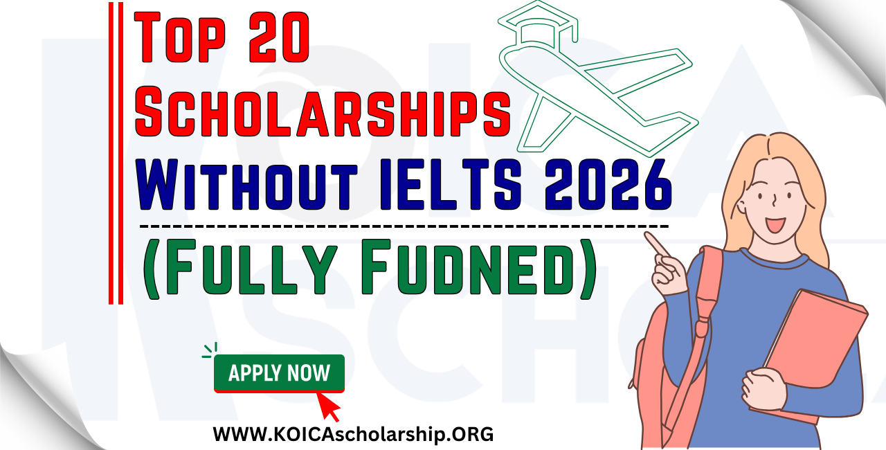 Top 20 Fully Funded Scholarships Without IELTS 2026
