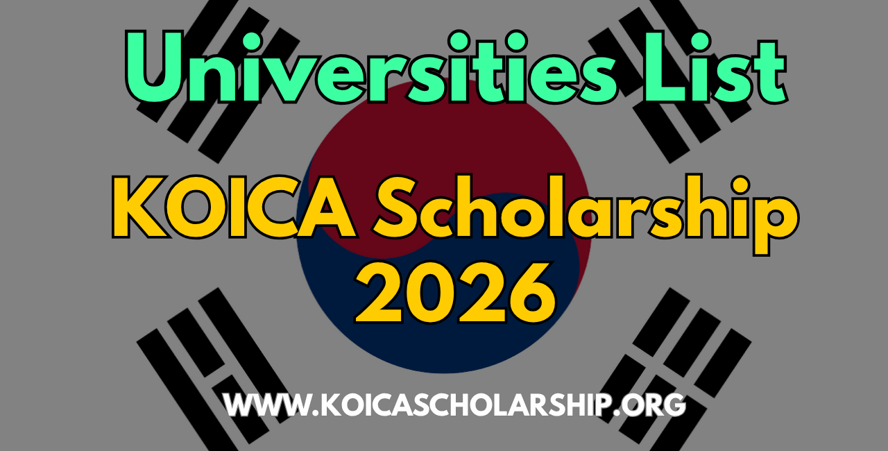 Available Universities for KOICA Scholarship