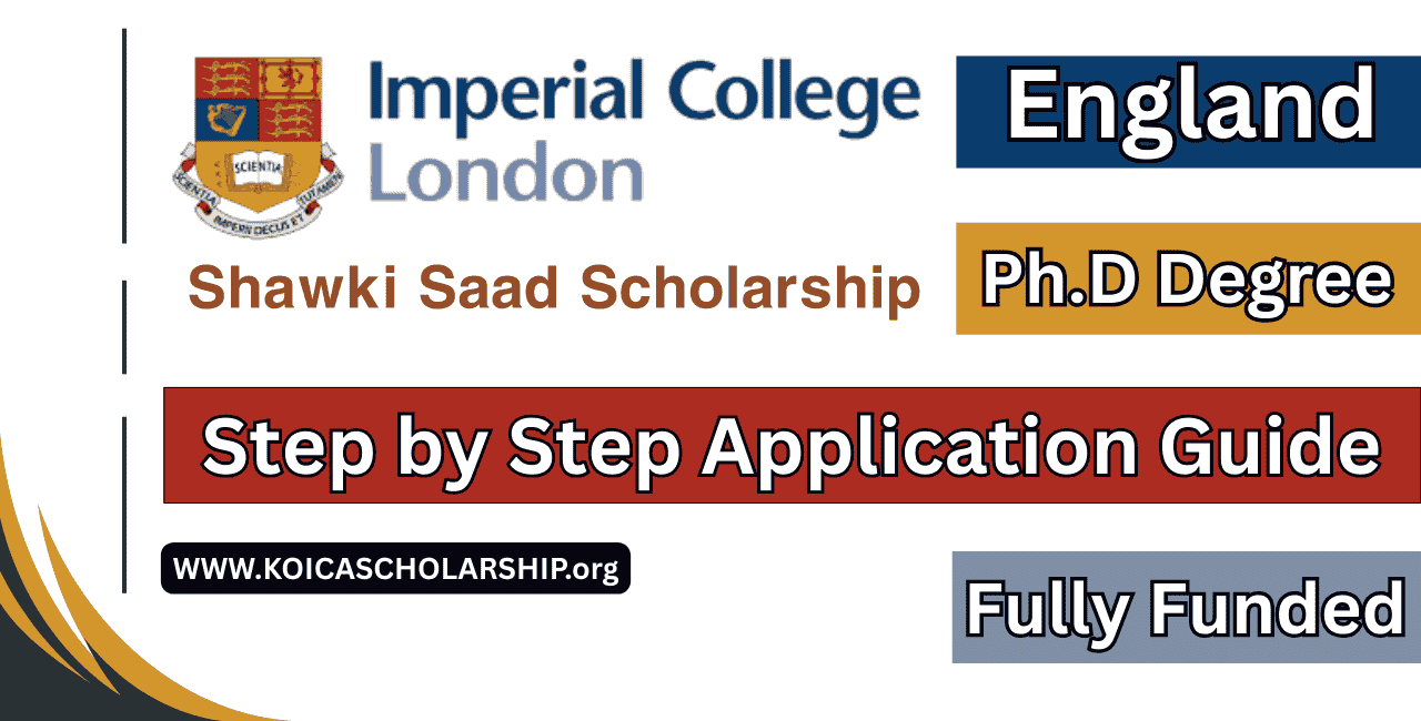 Shawki Saad PhD Scholarship at Imperial College London