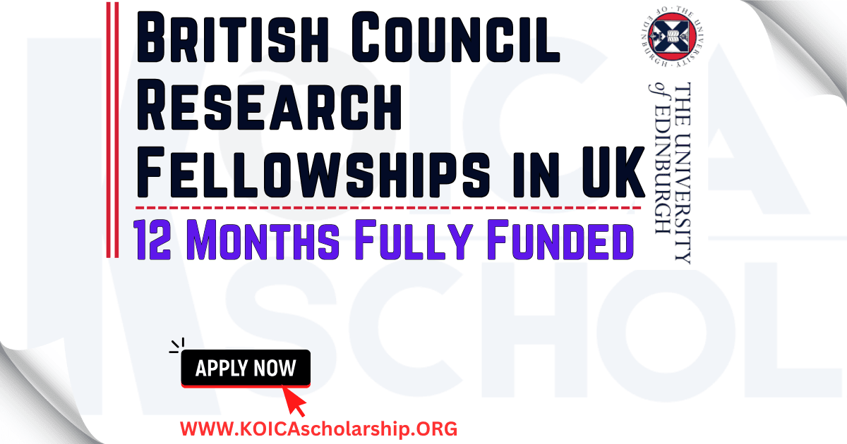 British Council Research Fellowships in UK