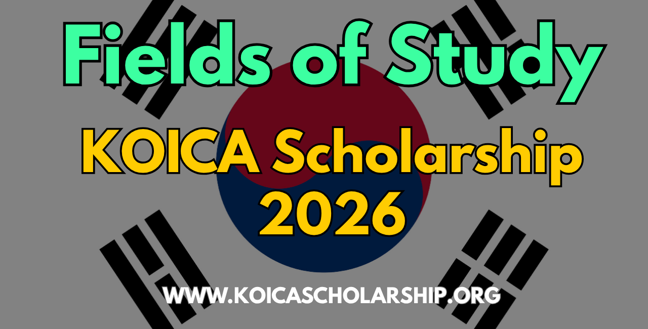 KOICA Scholarship Fields of Study 2026