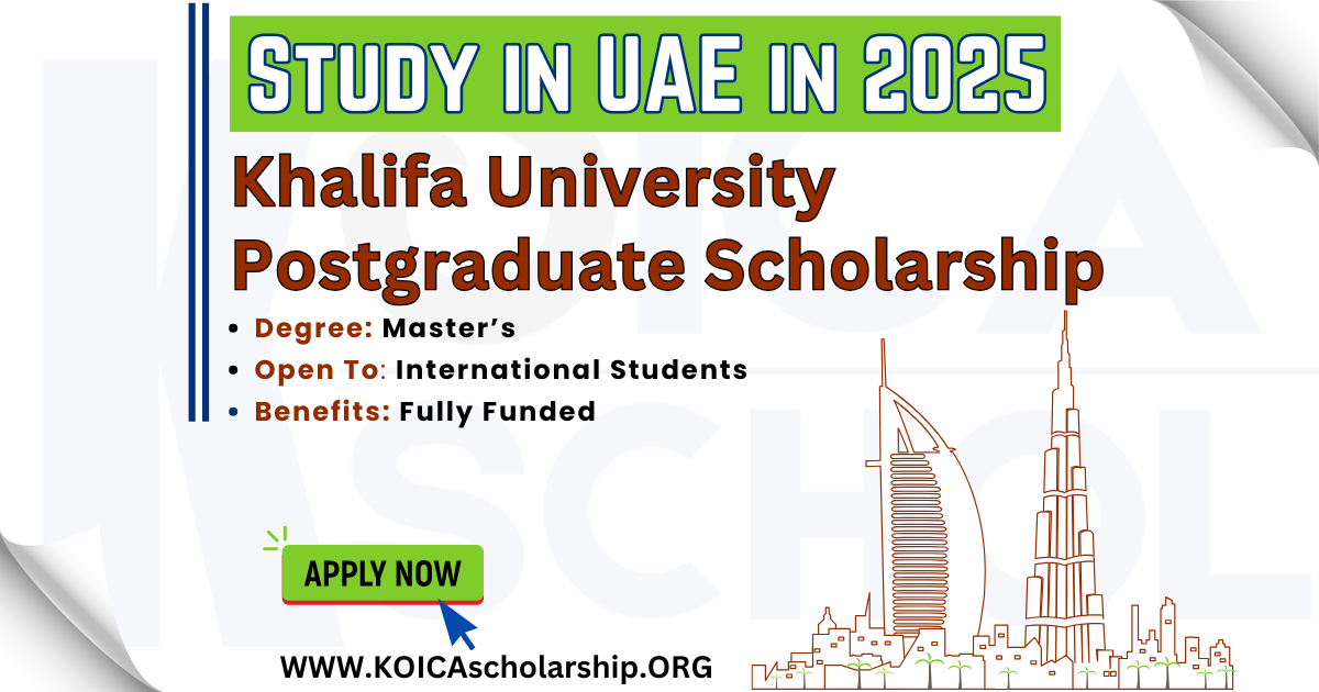 Khalifa University Postgraduate Scholarship