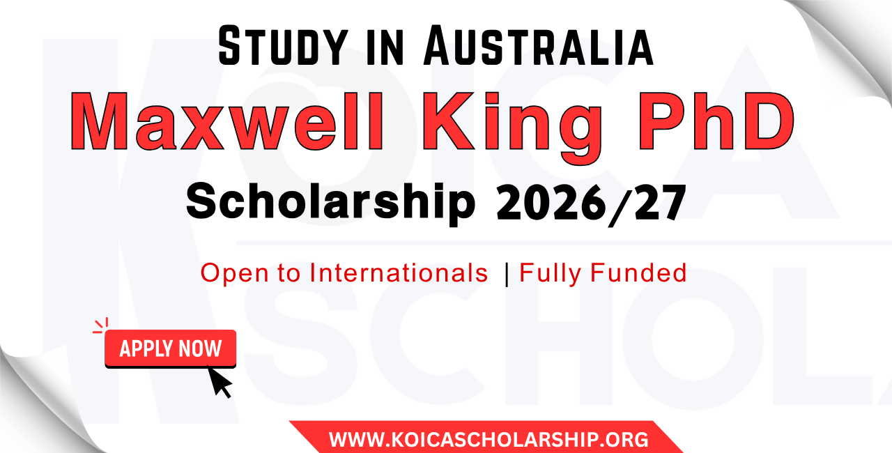 Maxwell King PhD Scholarship