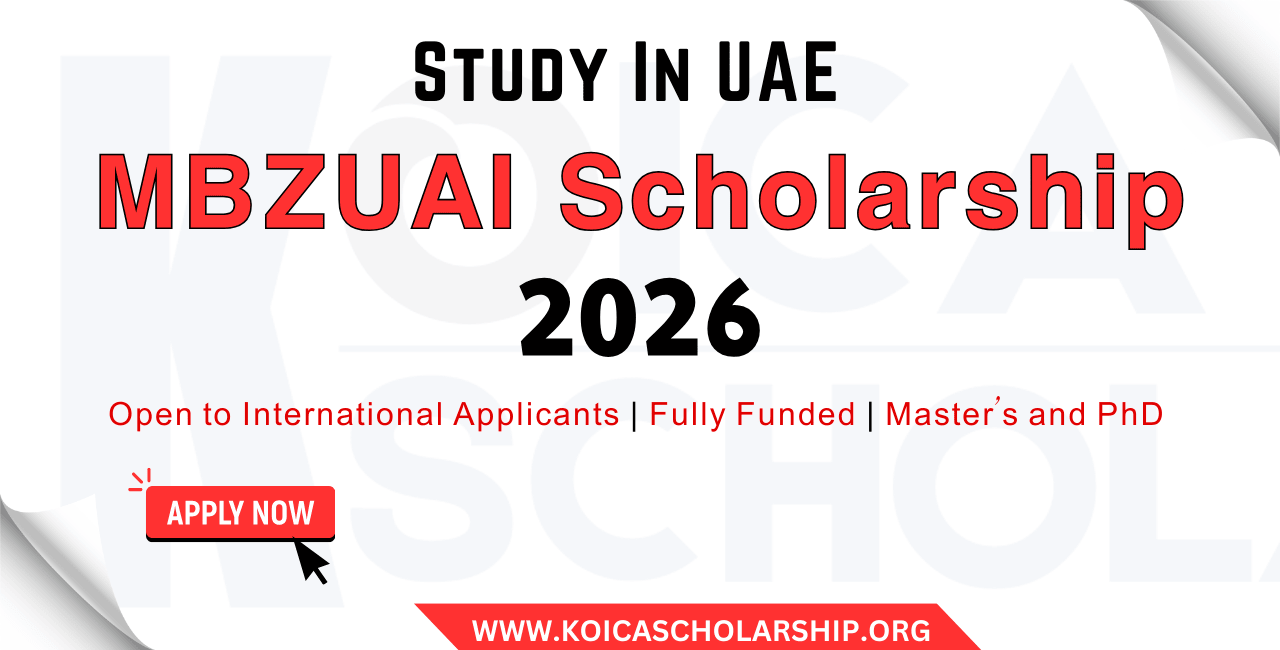 MBZUAI Scholarship 2026