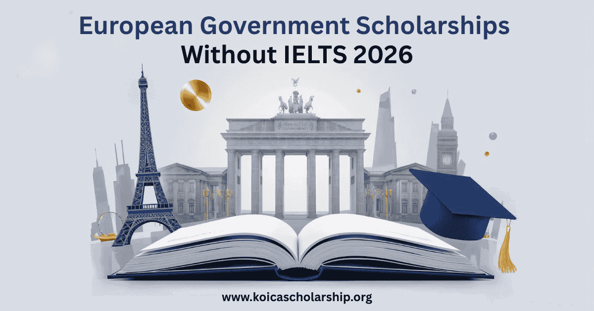 European Government Scholarships Without IELTS
