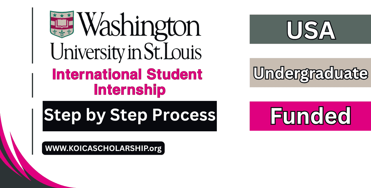 WashU International Student Internship Program