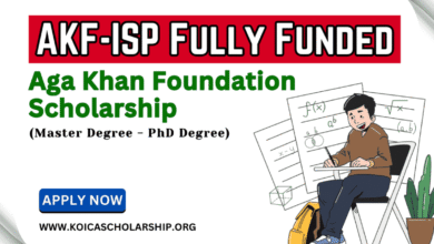 Aga Khan Foundation Scholarship