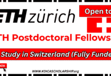ETH Postdoctoral Fellowship