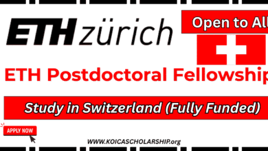 ETH Postdoctoral Fellowship