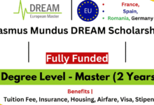 Erasmus Mundus DREAM Scholarship