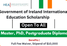 Government of Ireland International Education Scholarship