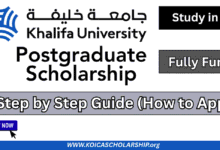 Khalifa University Postgraduate Scholarship