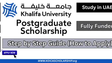 Khalifa University Postgraduate Scholarship