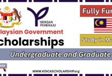 Malaysian Yayasan Peneraju Scholarship