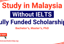 Study in Malaysia Without IELTS Scholarships