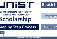 Ulsan UNIST University Scholarship