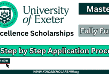 University of Exeter Excellence Scholarships