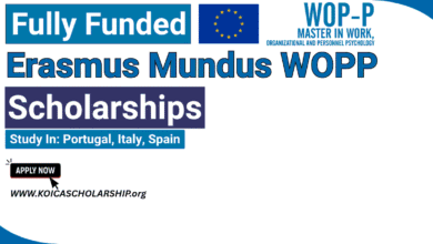 Erasmus Mundus WOPP Scholarship