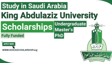 King Abdulaziz University Scholarships