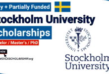 Stockholm University Scholarships in Sweden