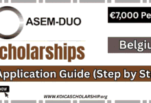 ASEM-DUO Scholarships in Belgium
