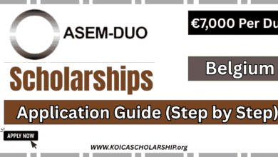ASEM-DUO Scholarships in Belgium