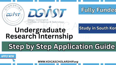 DGIST Undergraduate Research Internship