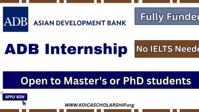 Fully Funded ADB Internship