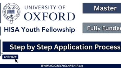 HISA Youth Fellowship at Oxford University