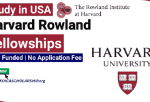 Harvard Rowland Fellowship in USA