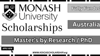 Monash University Graduate Scholarship