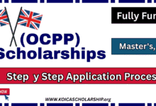 Ocean Country Partnership Programme (OCPP) Scholarships