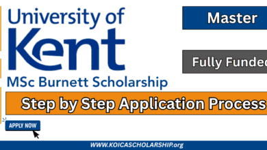 University of Kent MSc Burnett Scholarship