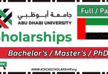 Abu Dhabi University Scholarships in the UAE