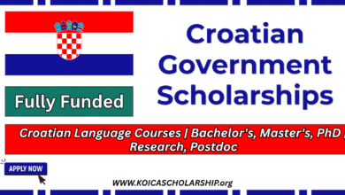 Croatian Government Scholarships