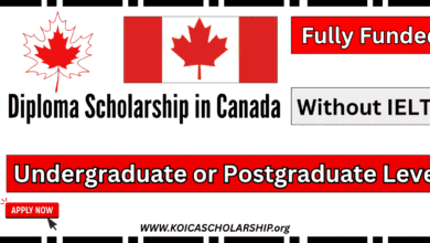 Diploma Scholarship in Canada Without IELTS