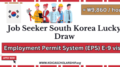 Job Seeker South Korea Lucky Draw