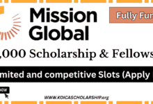 Micsion Global $1,000 Scholarship & Fellowship