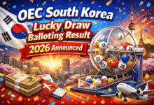 OEC South Korea Lucky Draw Balloting Result