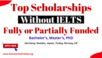 Top Scholarships Without IELTS
