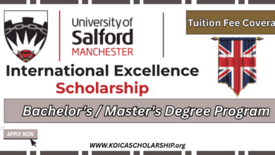 University of Salford International Excellence Scholarship