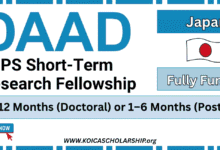 DAAD JSPS Short-Term Research Fellowship