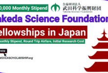 Takeda Science Foundation Fellowships