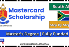 University of Pretoria Mastercard Scholarship