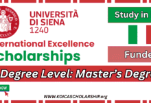 University of Siena International Excellence Scholarship