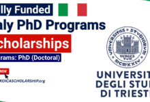 Italy PhD Programs Scholarships